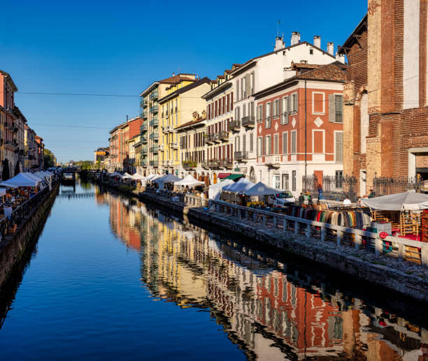 istock Naviglio with flea market 1699961136