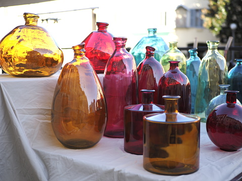 Vase in a flea market