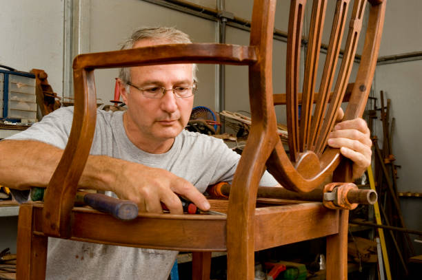 istock Antique Chair Repair 169998761