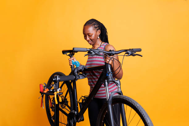 istock Bicycle repair and adjustments 1699990374