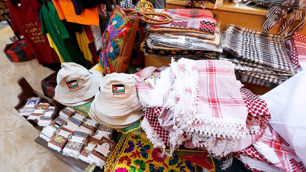 istock Traditional Jordanian souvenirs in Madaba, Jordan. 1699999040