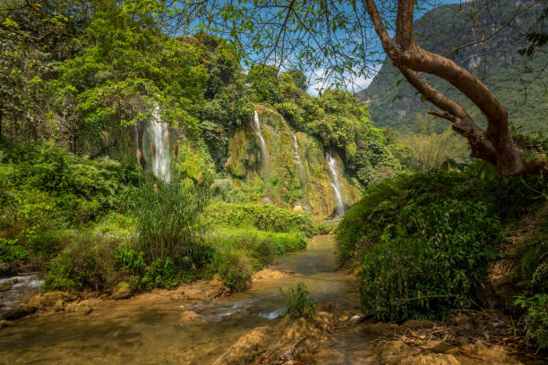 istock Ban Gioc waterfalls in North Vietnam 1700010091