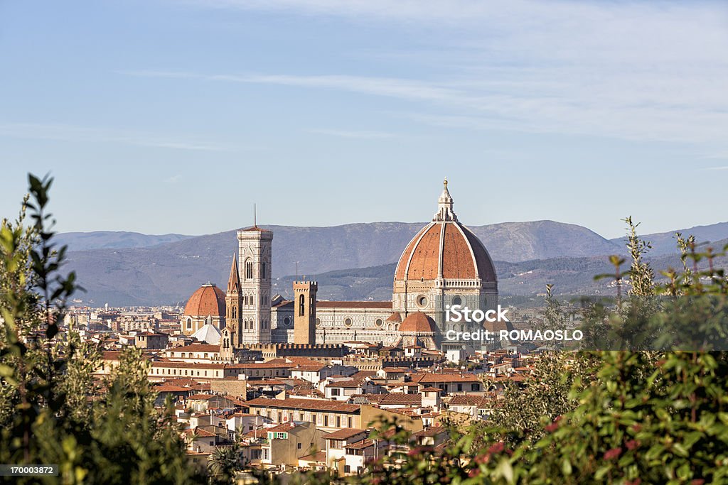 Vue panoramique de Florence, le Duomo et le Campanile de Saint-Marc, toscane, Italie - Photo de Campanile - Florence libre de droits