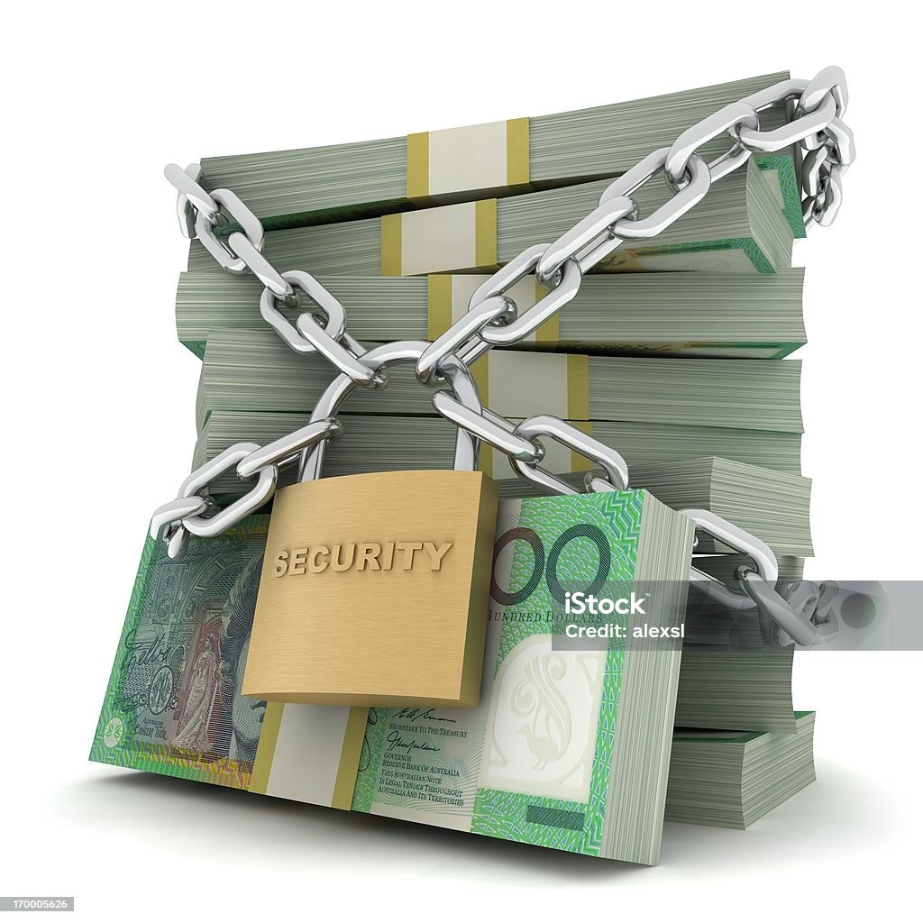 Безопасность денег-Австралийский доллар - Стоковые фото Австралия - Австралазия роялти-фри