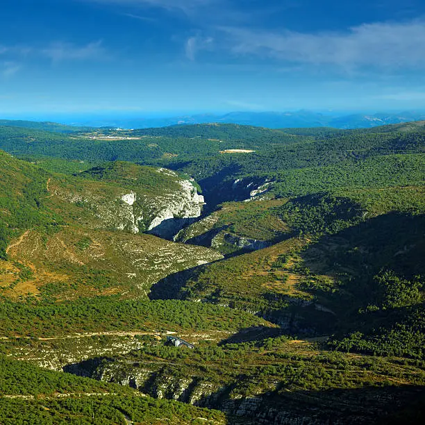 Verdon Gorge  (Gorges du Verdon) - the canyon eroded by the Verdon river, location: Provence, France
