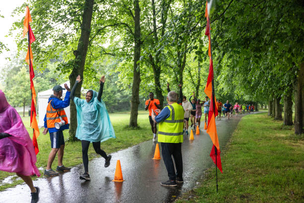 istock Celebrating Success on the Fun Run 1700064702