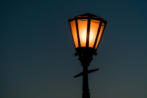 Snow and Lamppost