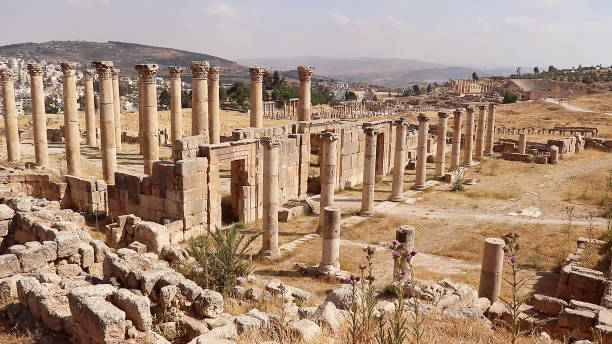 istock Jerash archeological city in Jordan. 1700092431