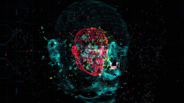 istock Astronaut mesh in Space Suit Confidently Flying through Space and Time. 1700145796