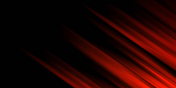 istock Abstract dark red speed light tail on black background 1700179777