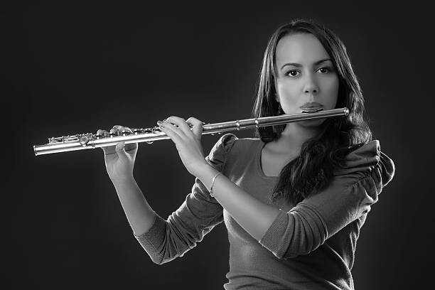 istock Girl with flute 170023663