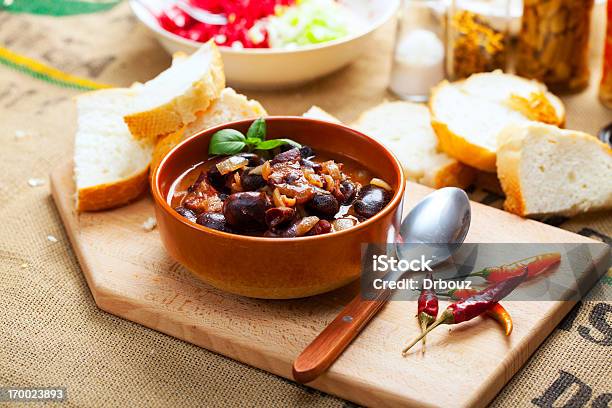 Bean Stock Photo - Download Image Now - Bean, Bowl, Bread