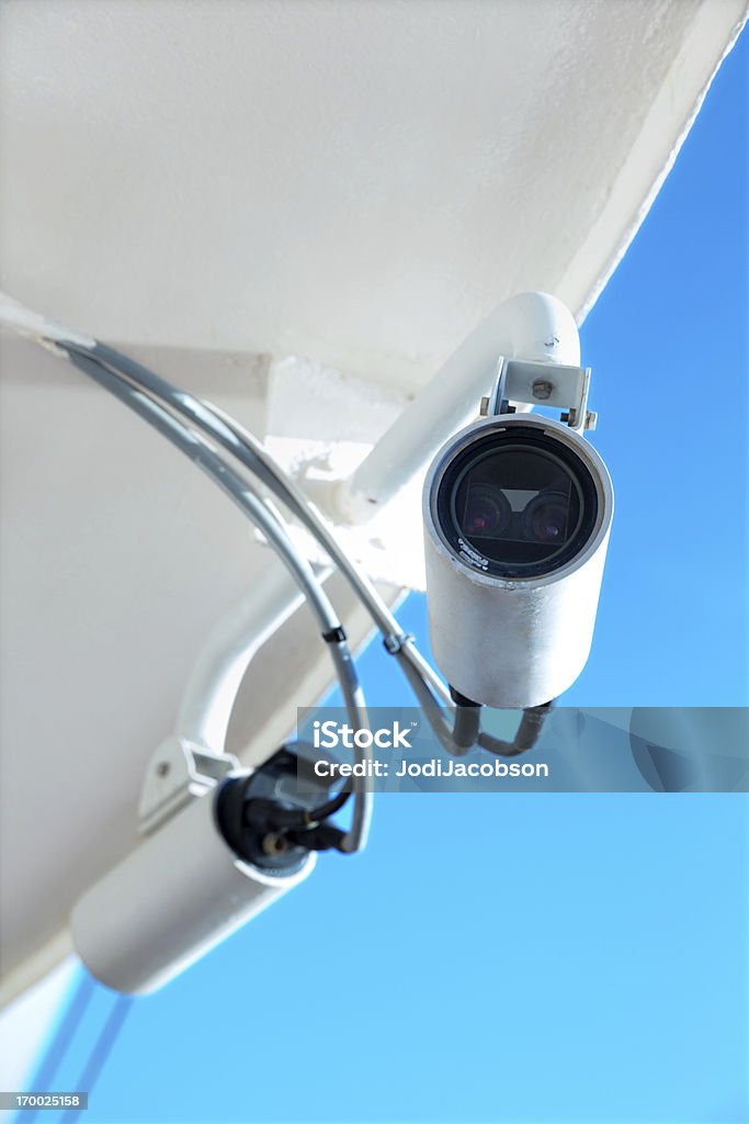 Безопасности, камеры наблюдения - Стоковые фото Камера слежения роялти-фри