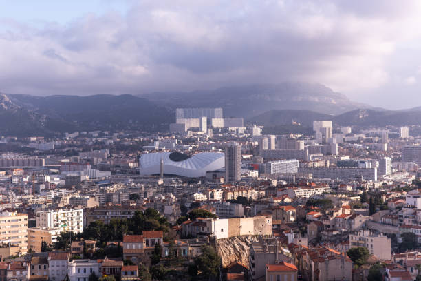 Visite du chantier du Stade Vélodrome de Marseille