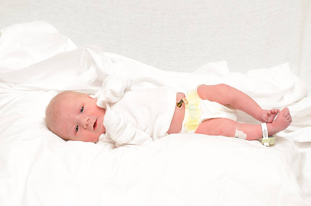 Newborn in Hospital stock photo