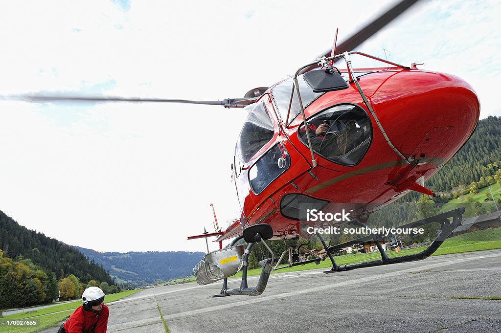 Modernes Mehrzweck-Hubschrauberlandeplatz am Airfield - Lizenzfrei Hubschrauber Stock-Foto