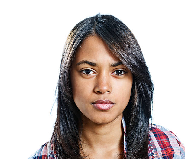 istock Serious young brunette gives a challenging stare 170027999