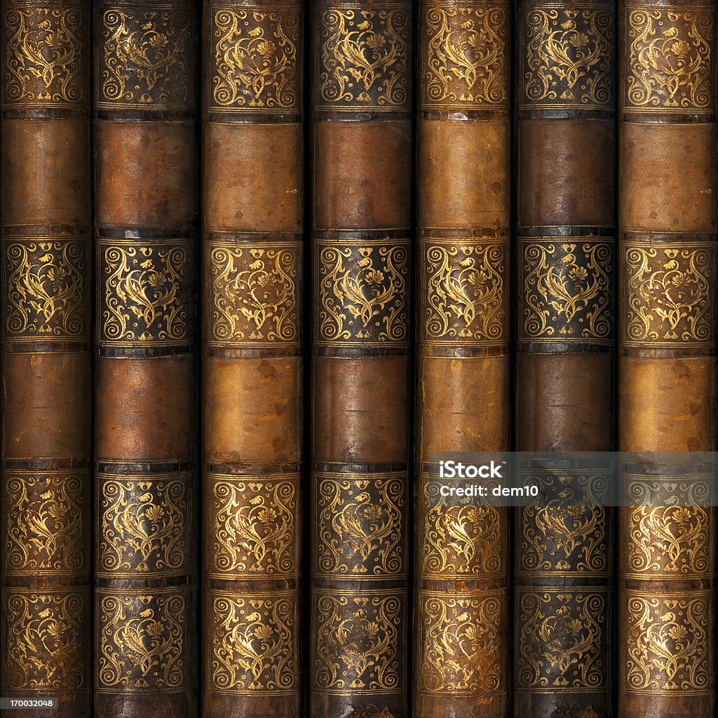 Biblioteca de livros antigos - Foto de stock de Arcaico royalty-free