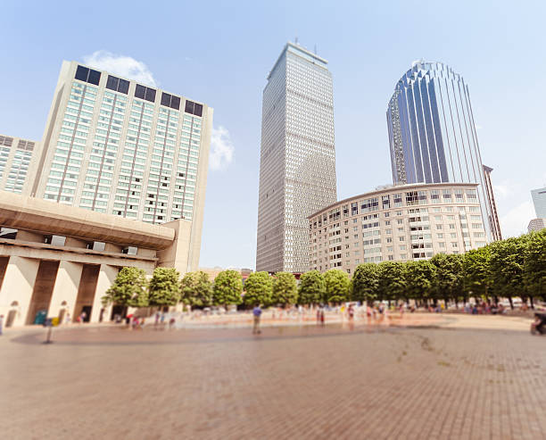 Boston downtown under the prudential tower http://blogtoscano.altervista.org/BANNERISTOCK/BOSTON.jpg boston prudential building stock pictures, royalty-free photos & images