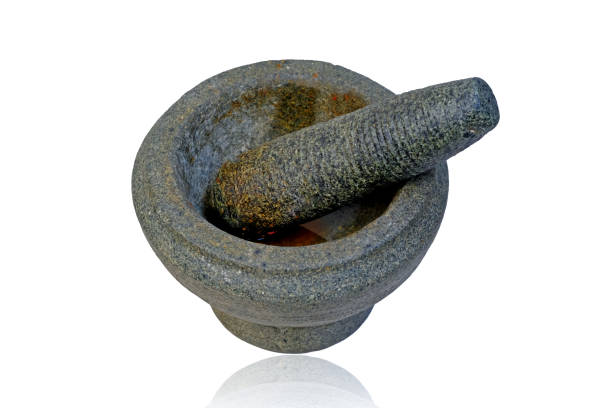 istock Mortar and Pestle isolated on white background 1700342636