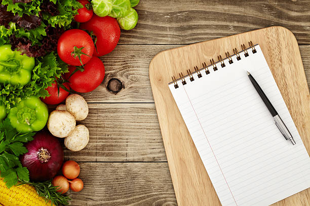 recipe 만들기 - leaf vegetable planning food healthy eating 뉴스 사진 이미지