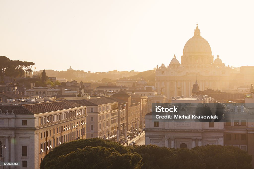 Vatikan-Stadt - Lizenzfrei Sonnenuntergang Stock-Foto