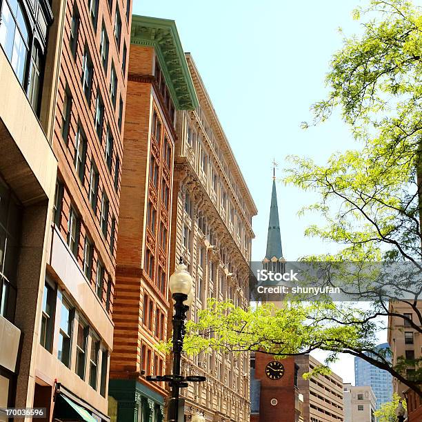 Boston El Centro De La Ciudad Foto de stock y más banco de imágenes de Abril - Abril, Aduana - Boston, Aire libre