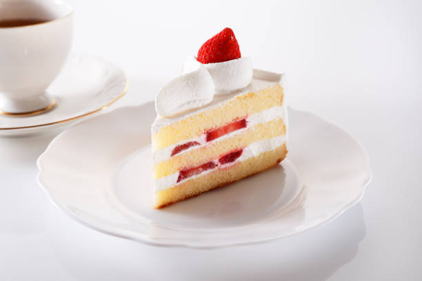 istock Delicious-looking shortcake topped with fresh strawberries 1700385328