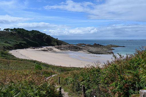 View of Whitsand Bay from Polhawn in Cornwall