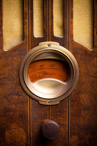 madeira vintage 1930 de rádio - radio 1930s imagens e fotografias de stock
