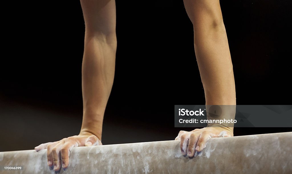 Kobieta Gymnast - Zbiór zdjęć royalty-free (Gimnastyka)