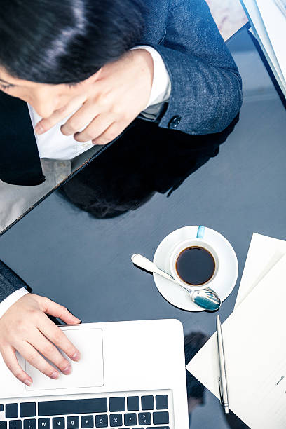 istock Female secretary working, coffee and documents on the table 170046956