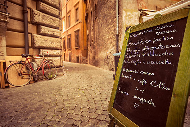 istock Restaurant Menu on the Street in Rome 170047439