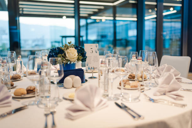 istock Beautiful table decoration for a special occasion. 1700475359