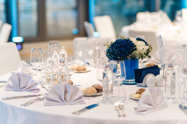 istock Beautiful table decoration for a special occasion. 1700475372