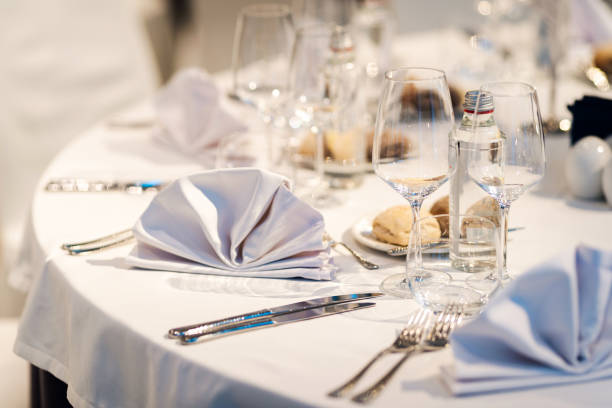 istock Beautiful table decoration for a special occasion. 1700475376