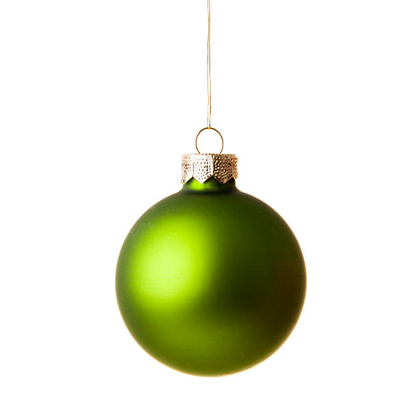 Christmas ball, isolated on white stock photo