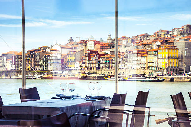 istock Luxury restaurant on riverbank in Oporto 170050089