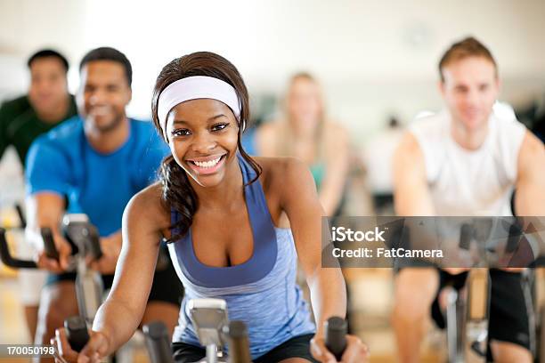 Exercising Class Stock Photo - Download Image Now - 20-24 Years, 20-29 Years, 30-39 Years