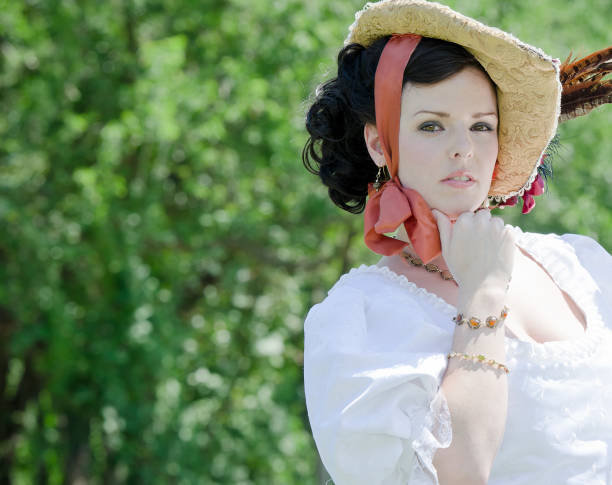 istock Woman in Victorian dress 170051722