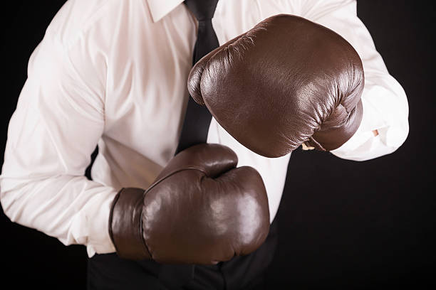 istock businessman with boxing gloves 170051731