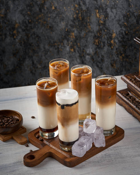 istock A group of ice coffee cups on a wooden floor 1700534586