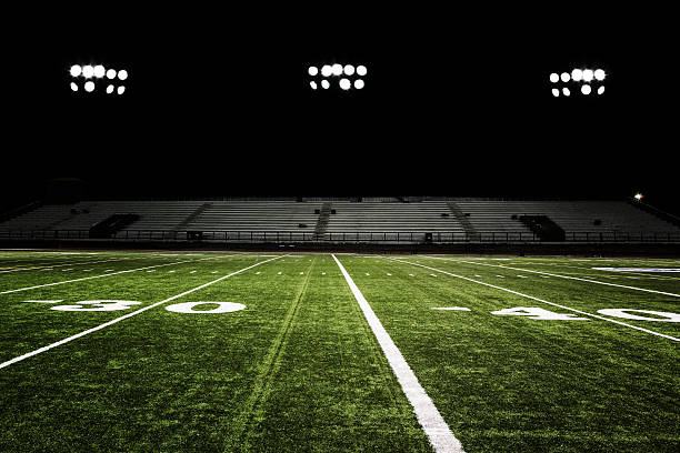 istock Football Field at Night 170054207