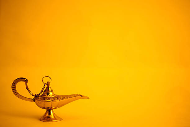 Magic Lamp Old style oil lamp, Aladdin magic genie lamp. Canon 5D Mark II. magic lamp photos stock pictures, royalty-free photos & images
