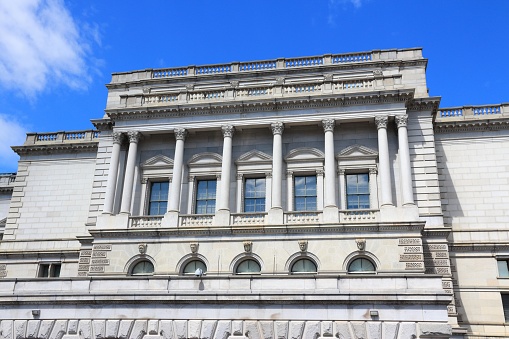 Library of Congress, Washington DC. American cultural landmark in Washington D.C.