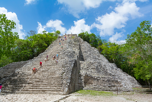 Coba, Quintana Roo, Mexico, 22th of May 2017, Editorial only.