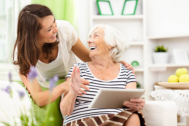 istock Grandmother and granddaughter 170060681