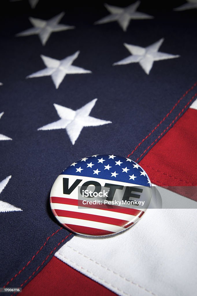 Голосование избирательного виде звезды и полосы на американский флаг - Стоковые фото Голосование роялти-фри