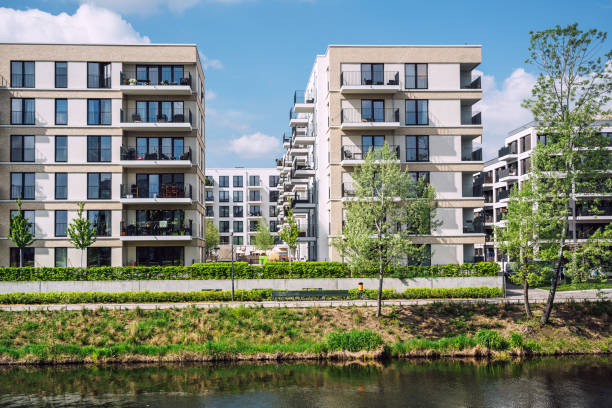 istock Modern residential architecture in Berlin, Germany at Spree river side 1700614805