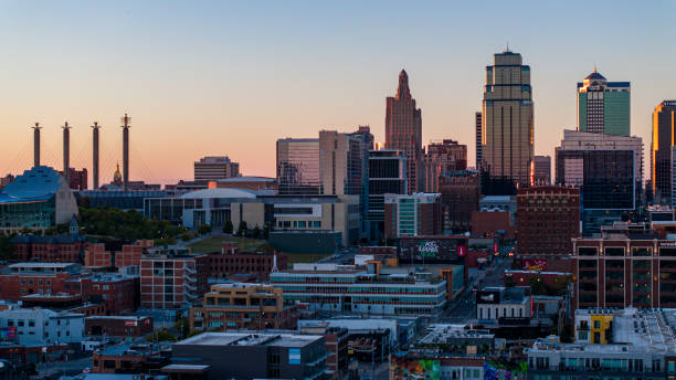 istock Downtown Kansas City Sunset Aerial View 1700633851